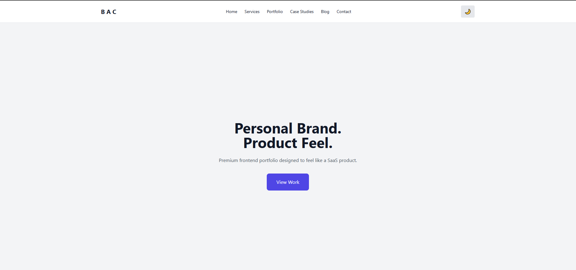 Advanced Portfolio Website
